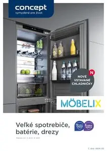 Propagačné noviny MÖBELIX, platné od 2025-04-01 do 2025-12-31.