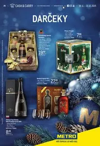 Propagačné noviny METRO, platné od 2025-11-19 do 2025-12-31.