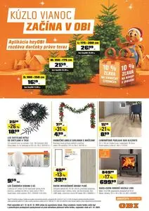 Propagačné noviny OBI, platné od 2025-12-01 do 2025-12-31.