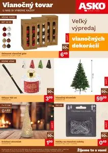 Propagačné noviny ASKO NÁBYTOK, platné od 2025-12-11 do 2025-12-31.