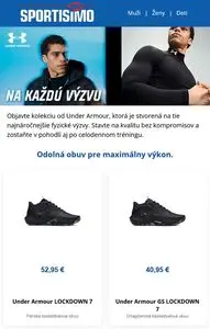 Propagačné noviny SPORTISIMO, platné od 2026-01-05 do 2026-01-11.