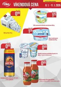Propagačné noviny KARMEN CBA, platné od 2026-01-08 do 2026-01-11.