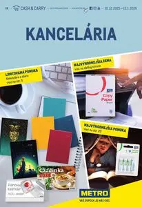 Propagačné noviny METRO, platné od 2025-12-10 do 2026-01-13.