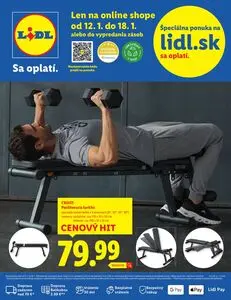 Propagačné noviny LIDL, platné od 2026-01-12 do 2026-01-18.