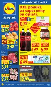 Propagačné noviny LIDL, platné od 2026-01-12 do 2026-01-18.