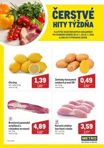 Propagačné noviny METRO, platné od 2026-01-12 do 2026-01-18.