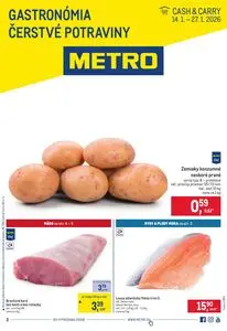 Propagačné noviny METRO, platné od 2026-01-14 do 2026-01-27.