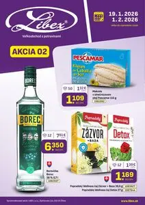 Propagačné noviny Libex, platné od 2026-01-19 do 2026-02-01.