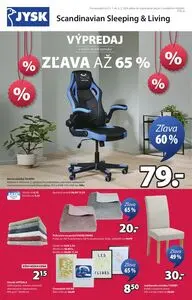 Propagačné noviny JYSK, platné od 2026-01-21 do 2026-02-03.