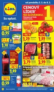 Propagačné noviny LIDL, platné od 2026-02-02 do 2026-02-08.
