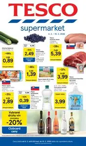Propagačné noviny TESCO, platné od 2026-02-04 do 2026-02-10.