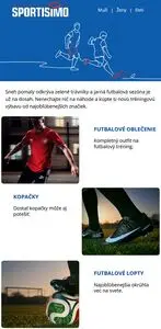 Propagačné noviny SPORTISIMO, platné od 2026-02-06 do 2026-02-12.