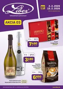 Propagačné noviny Libex, platné od 2026-02-02 do 2026-02-15.
