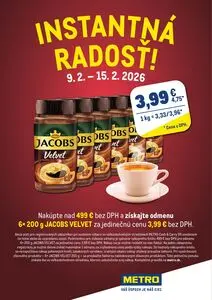 Propagačné noviny METRO, platné od 2026-02-09 do 2026-02-15.