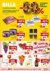 Propagačné noviny BILLA, platné od 2026-02-11 do 2026-02-17.