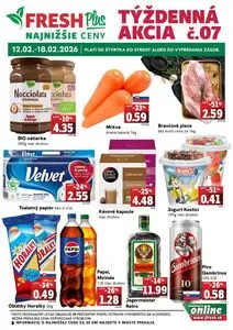 Propagačné noviny FRESH, platné od 2026-02-12 do 2026-02-18.