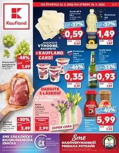 Propagačné noviny Kaufland, platné od 2026-02-12 do 2026-02-18.