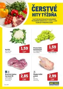 Propagačné noviny METRO, platné od 2026-02-16 do 2026-02-22.