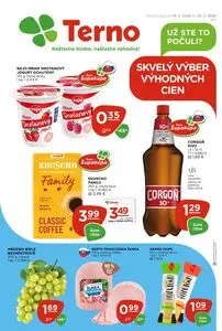 Propagačné noviny Terno, platné od 2026-02-19 do 2026-02-25.