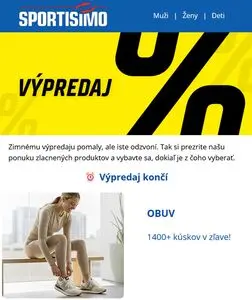 Propagačné noviny SPORTISIMO, platné od 2026-02-24 do 2026-02-28.