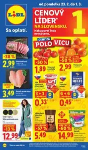 Propagačné noviny LIDL, platné od 2026-02-23 do 2026-03-01.
