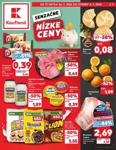 Propagačné noviny Kaufland, platné od 2026-02-26 do 2026-03-04.