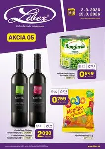 Propagačné noviny Libex, platné od 2026-03-02 do 2026-03-15.