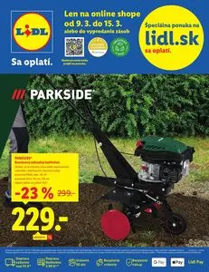 Propagačné noviny LIDL, platné od 2026-03-09 do 2026-03-15.