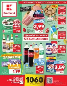 Propagačné noviny Kaufland, platné od 2026-03-12 do 2026-03-18.