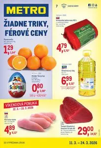 Propagačné noviny METRO, platné od 2026-03-11 do 2026-03-24.