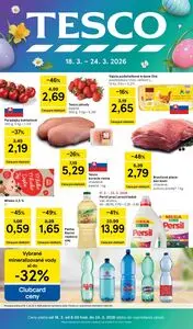 Propagačné noviny TESCO, platné od 2026-03-18 do 2026-03-24.