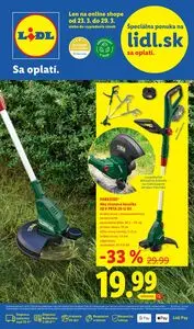 Propagačné noviny LIDL, platné od 2026-03-23 do 2026-03-29.