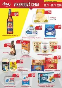Propagačné noviny KARMEN CBA, platné od 2026-03-26 do 2026-03-29.