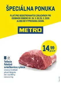 Propagačné noviny METRO, platné od 2026-03-26 do 2026-03-29.