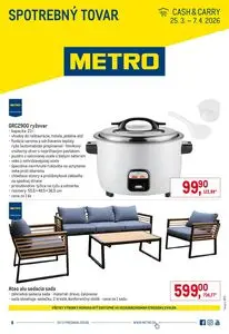 Propagačné noviny METRO, platné od 2026-03-25 do 2026-04-07.