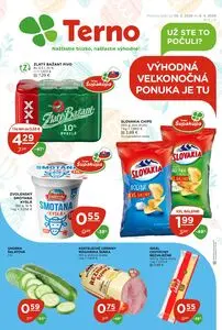 Propagačné noviny Terno, platné od 2026-03-26 do 2026-04-08.