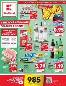 Propagačné noviny Kaufland, platné od 2026-04-01 do 2026-04-08.