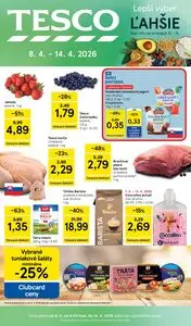 Propagačné noviny TESCO, platné od 2026-04-08 do 2026-04-14.
