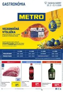 Propagačné noviny METRO, platné od 2026-03-25 do 2026-04-21.