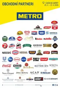 Propagačné noviny METRO, platné od 2026-03-25 do 2026-04-21.