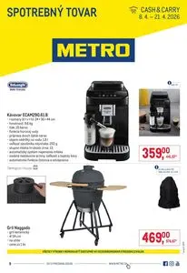 Propagačné noviny METRO, platné od 2026-04-08 do 2026-04-21.