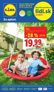 Propagačné noviny LIDL, platné od 2026-04-20 do 2026-04-26.
