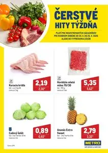 Propagačné noviny METRO, platné od 2026-04-20 do 2026-04-26.