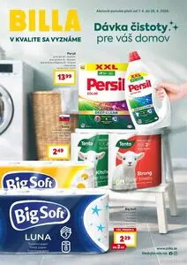 Propagačné noviny BILLA, platné od 2026-04-07 do 2026-04-28.