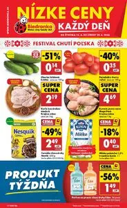 Propagačné noviny Biedronka, platné od 2026-04-23 do 2026-04-29.