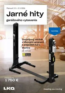 Propagačné noviny AUTO KELLY, platné od 2026-03-09 do 2026-05-05.