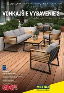 Propagačné noviny METRO, platné od 2026-04-08 do 2026-05-05.