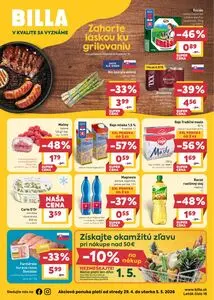 Propagačné noviny BILLA, platné od 2026-04-29 do 2026-05-05.
