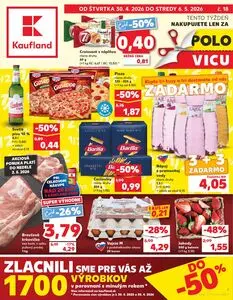 Propagačné noviny Kaufland, platné od 2026-04-30 do 2026-05-06.