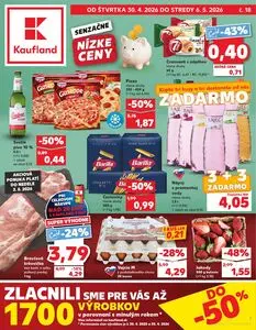 Propagačné noviny Kaufland, platné od 2026-04-30 do 2026-05-06.